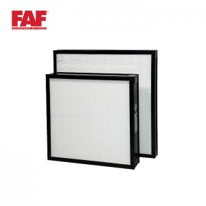 HEPA filter with plastic frame