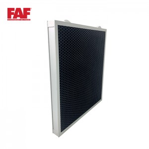 Plate type activated carbon filter